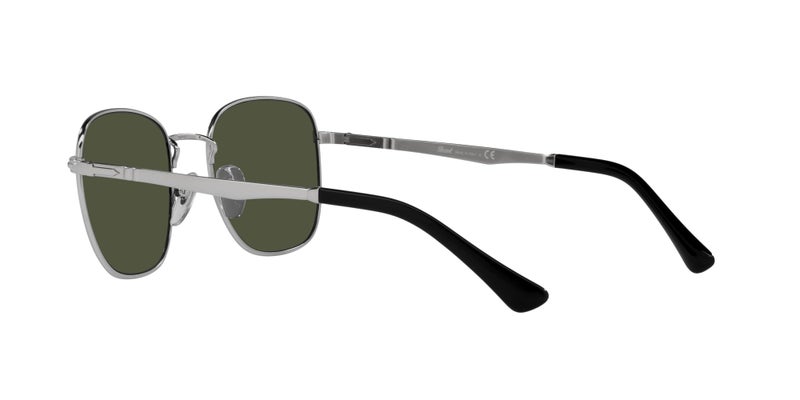Persol نظارات شمسية مربعة للرجال من بيرسول PO2497S، فضي/أخضر، 52 مم - Image 5