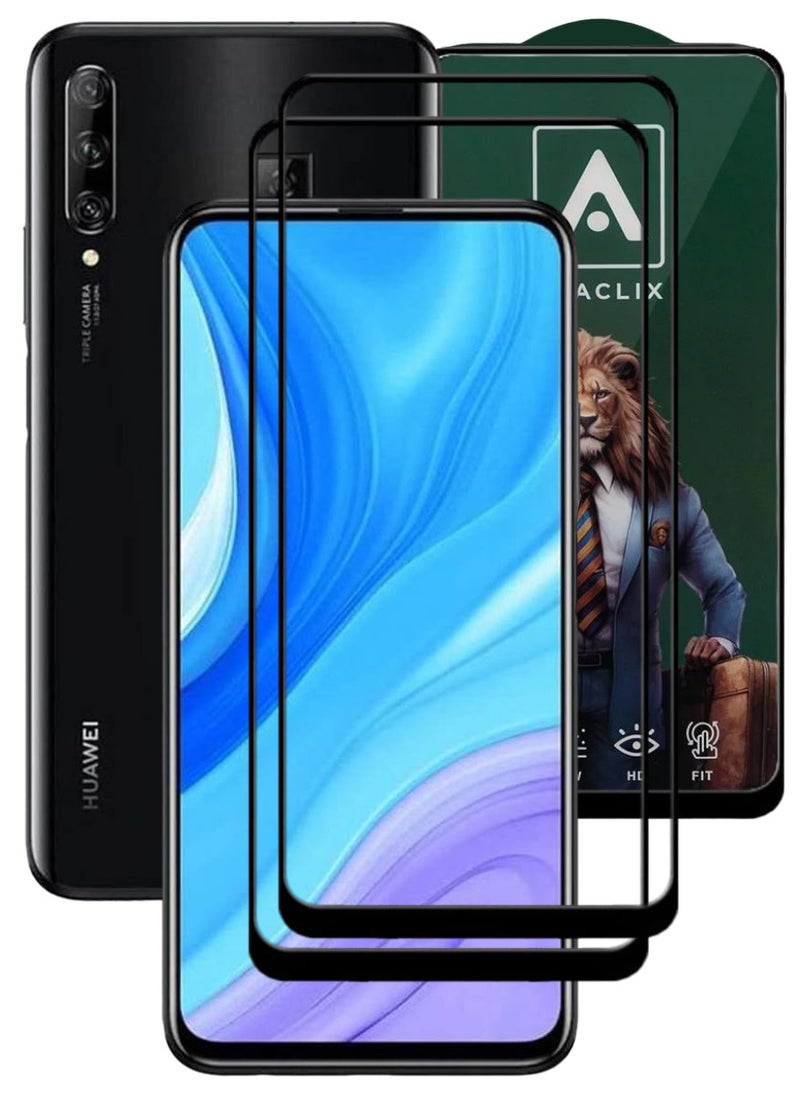 ACLIX 2 Pieces Antistatic ESD Dustproof Premium Quality High Definition Tempered Glass Screen Protector Designed For Huawei Y9s - Image 1