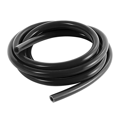 BELOMI Silicone Vacuum Tubing Hose Line, 10 Ft 1/8"(3mm) Inner Diameter Hose, High Tempterature 130PSI Max Pressure for Multiple Use, Auto Replacement Vacuum Hose Line for Vehicle Radiator (Black) - Image 1