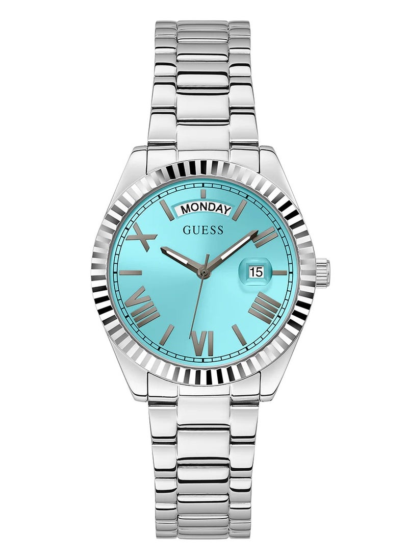 GUESS Womens Luna Silver Stainless Steel Bracelet - GW0308L4  - Image 1
