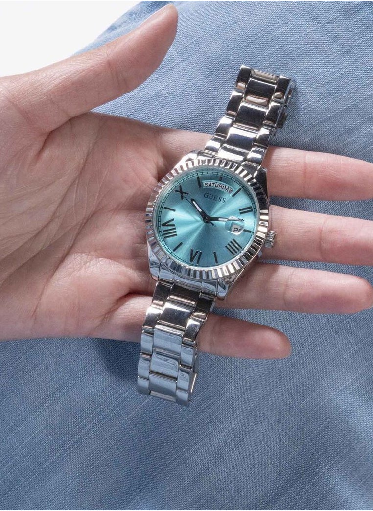 GUESS Womens Luna Silver Stainless Steel Bracelet - GW0308L4  - Image 5