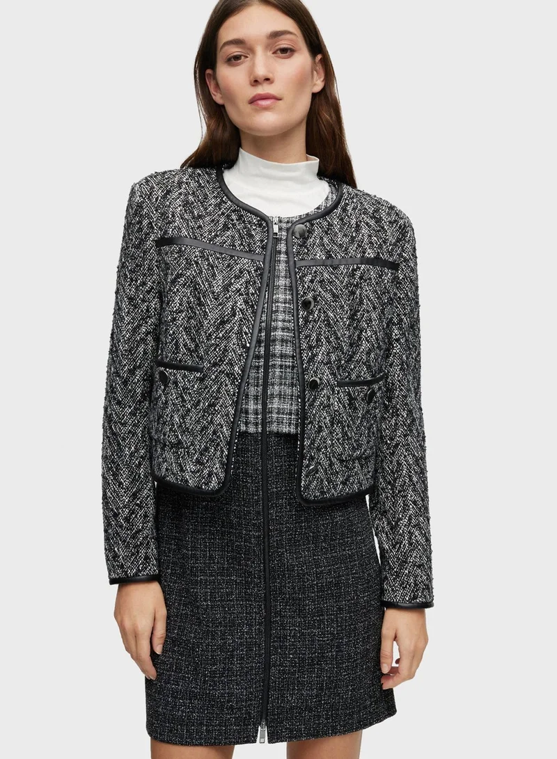 BOSS Printed Pocket Detail Jacket