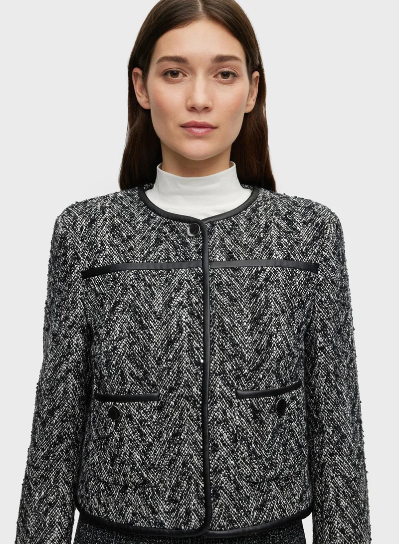 BOSS Printed Pocket Detail Jacket