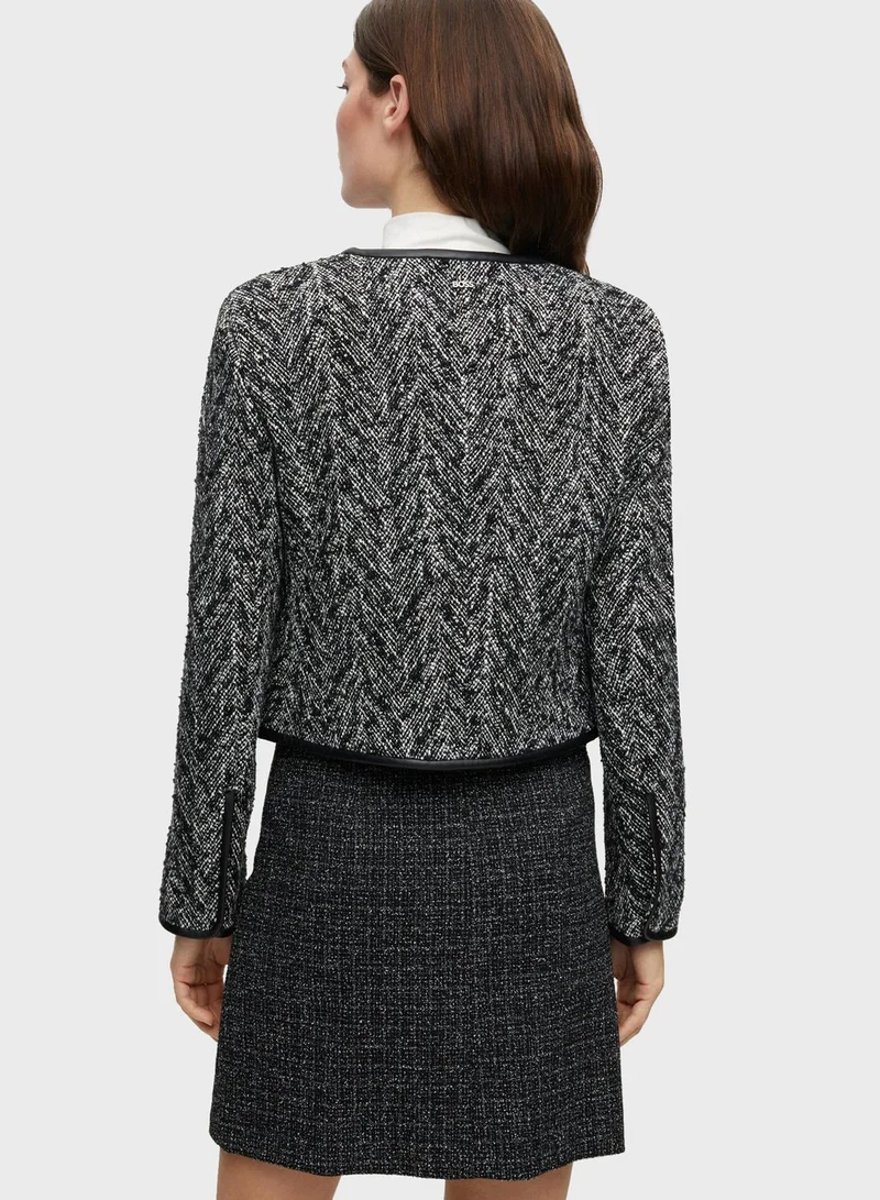 BOSS Printed Pocket Detail Jacket