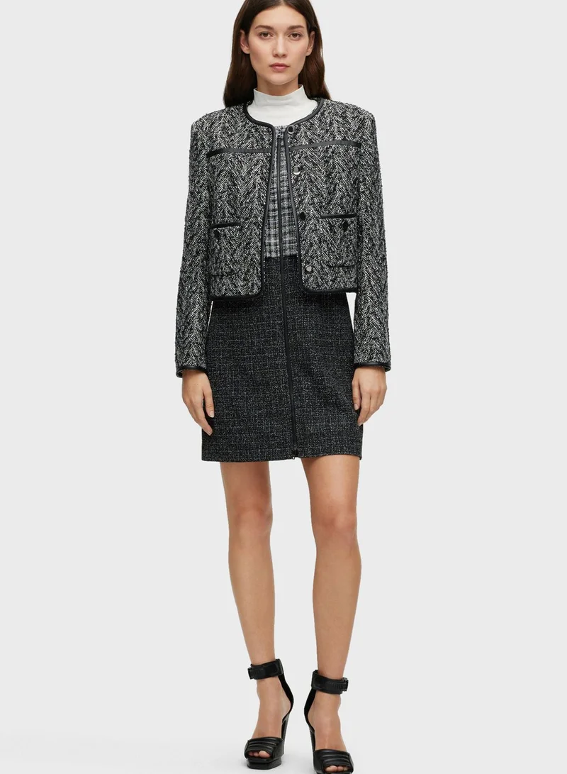 BOSS Printed Pocket Detail Jacket