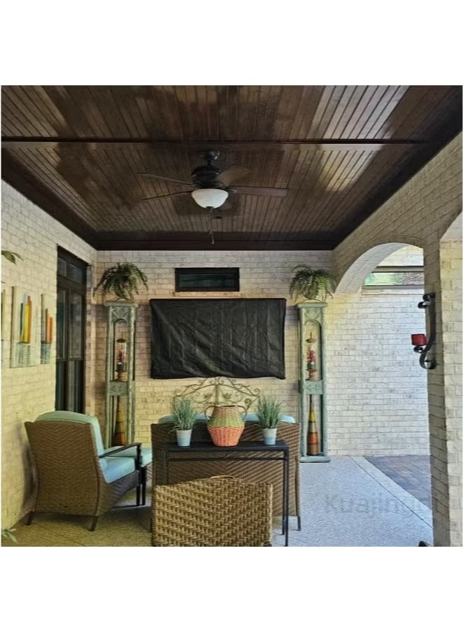 Outdoor TV Cover Waterproof Dustproof TV Protector Remote Control Pocket Bottom Cover for LED LCD Plasma TV - Image 4