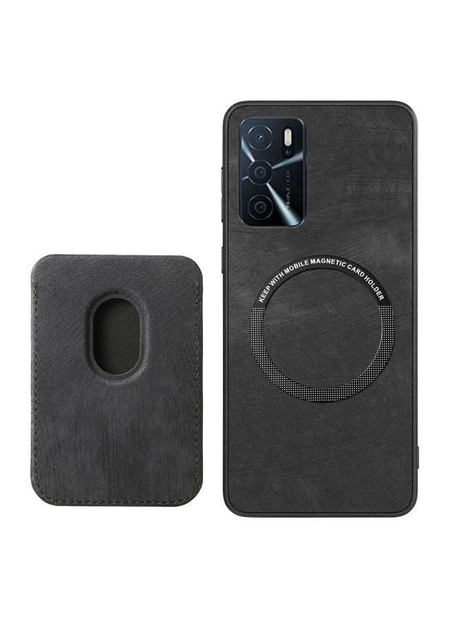 S-TOP Case For OPPO A9 2020 / A5 2020 Retro Leather Card Bag Magnetic Phone Case - Image 3