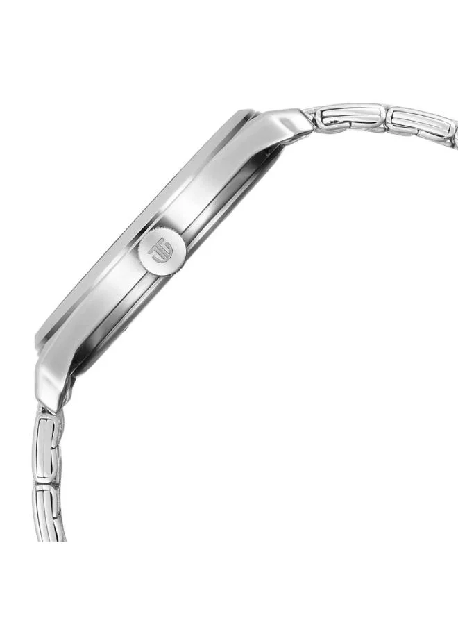 تيتان Men Analog Display Watch With Silver Stainless Steel Strap - 1802SM10