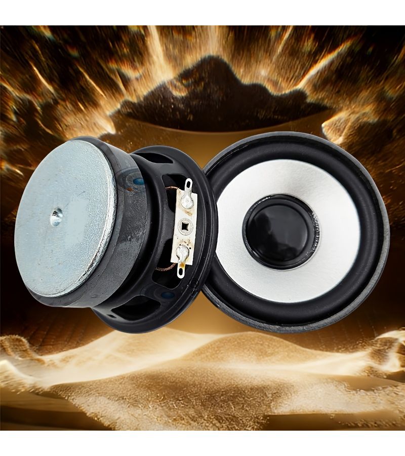 2 White Ringed High Volume Car Speaker Horns 2pcs - Image 3