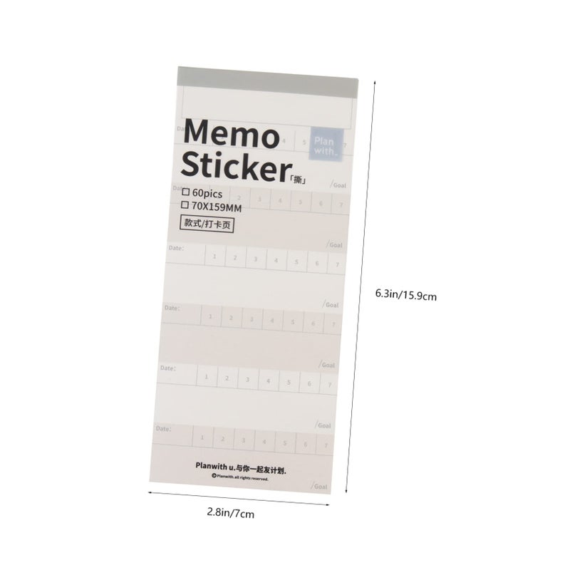 Veemoon Self Adhesive Note Pads Planner Stickers for Study Work Office Stationery - Image 3