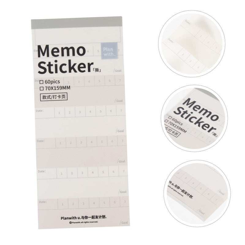 Veemoon Self Adhesive Note Pads Planner Stickers for Study Work Office Stationery - Image 4