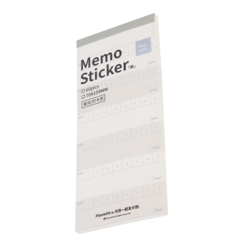 Veemoon Self Adhesive Note Pads Planner Stickers for Study Work Office Stationery - Image 2