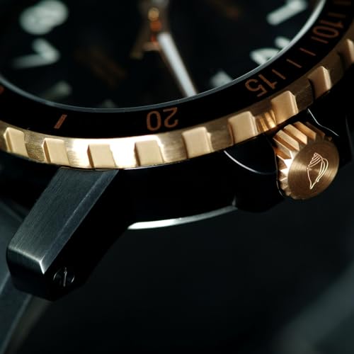 Pantor Dive Watch - 300m Automatic Watches for Men with Rubber Strap_ Steel Diver Watches_Conch BG - Image 2