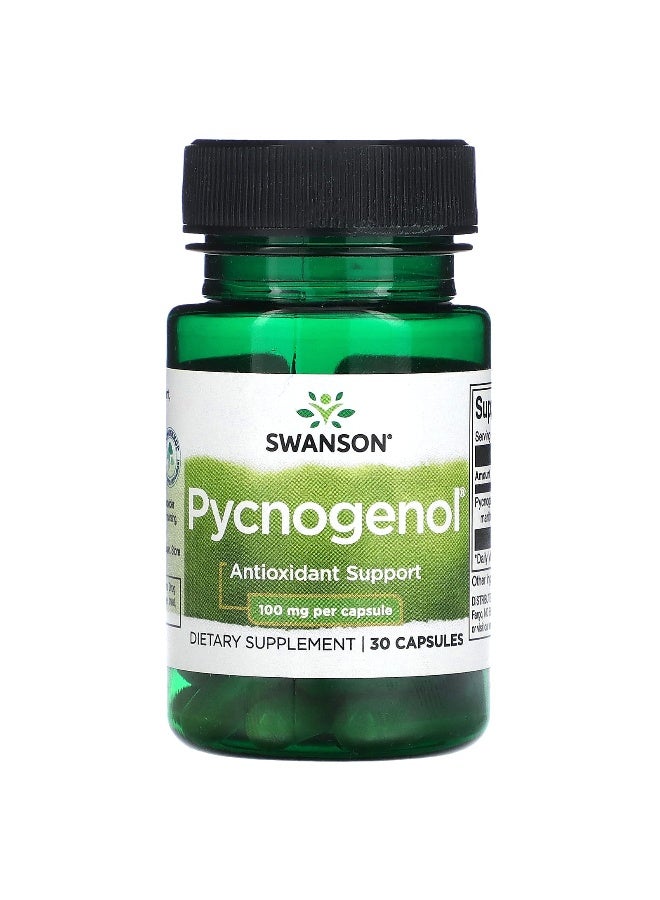 SWANSON سوانسون، بيكنوجينول، 100 ملغ، 30 كبسولة - Image 1
