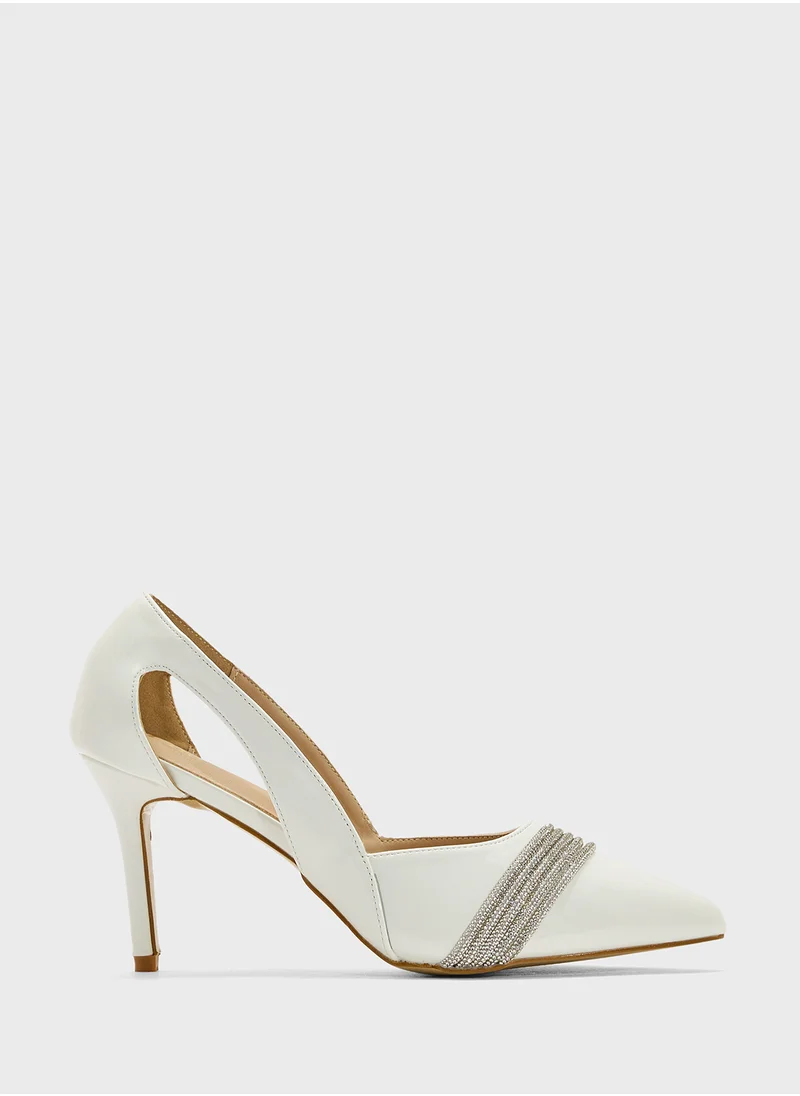 ايلا ليمتد اديشن Diamante Heeled Pump