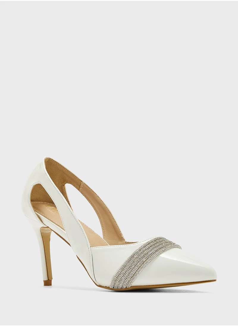 ايلا ليمتد اديشن Diamante Heeled Pump