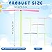 DEARIDAP 100 Pcs Solid Color Hand Helicopter Set 50 Propeller 50 Rod Flying Helicopter Prop Set Bamboo Dragonfly Hand Rub Plastic Propeller for Outdoor Activity Gifts Random 35 Color - Image 4