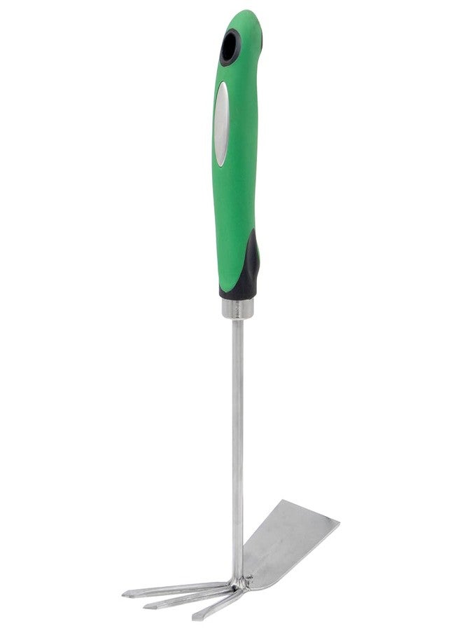 Zenport 15311A Shrub Rake Hoe Fork Combo Stainless Steel, 12-Inch - Image 2