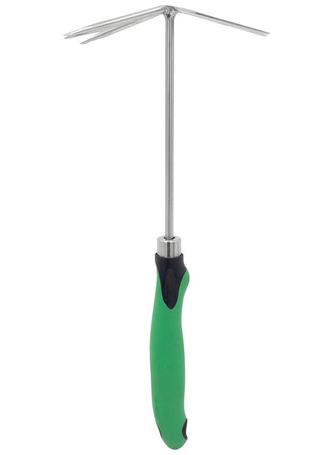 Zenport 15311A Shrub Rake Hoe Fork Combo Stainless Steel, 12-Inch - Image 3