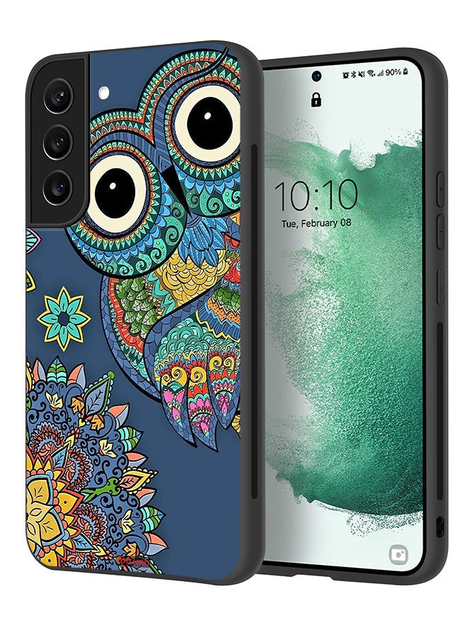 Tolwak Samsung Galaxy S22 5G Protective Case Cover Floral Owl - Image 1