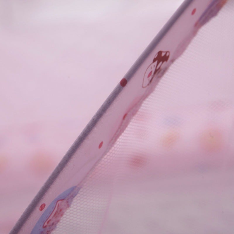 Cross-Border Foreign Trade Baby Mosquito Net Cover, Installation-Free, Newborn and Child Anti-Mosquito Cover, Yurt, Bottomless and Continuous Goods(Purple, 90*120cm) - Image 3