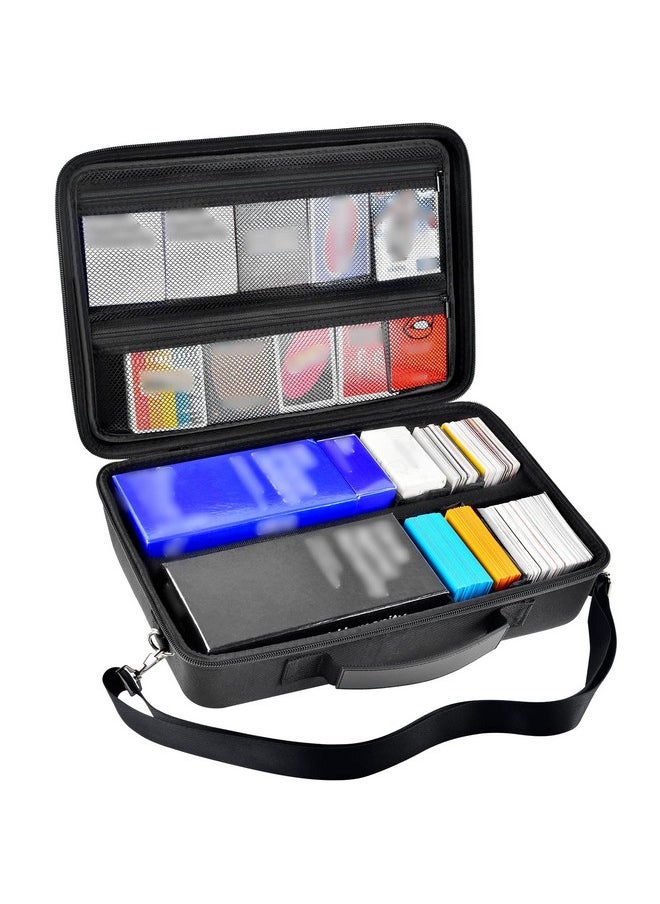 ALLPRIMO Trading Card Case Storage Box For 2700+ Cards. Deck Boxes For Standard Card Games. Travel Organizer Holder Compatible With Pm Tcg/ For Topps Baseball Sports/ For C.A.H/ For Uno/ For Mtg/ For Yu Gi Oh  - Image 1