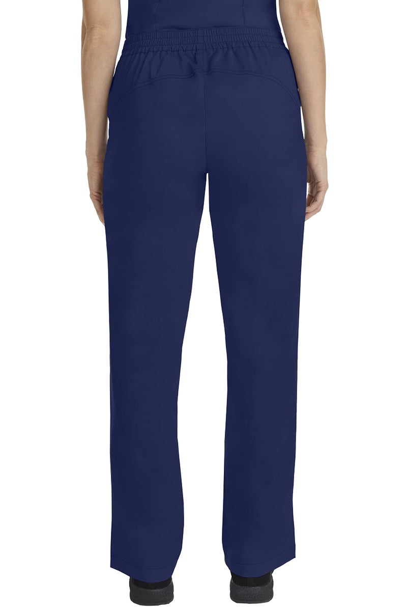 Healing Hands Taylor Women's Pants Mid Rise with 2 Pockets & Back Elastic Waistband 9095P, XS Petite, Navy - Image 2