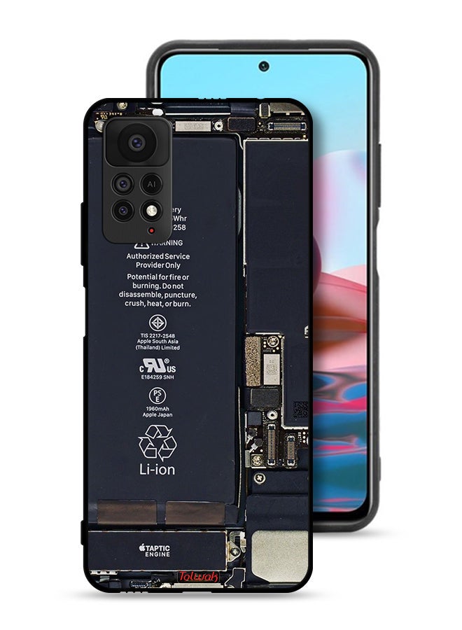 Tolwak غطاء حماية لهاتف Xiaomi Redmi Note 11 Pro 5G بنمط دائرة الهاتف - Image 1