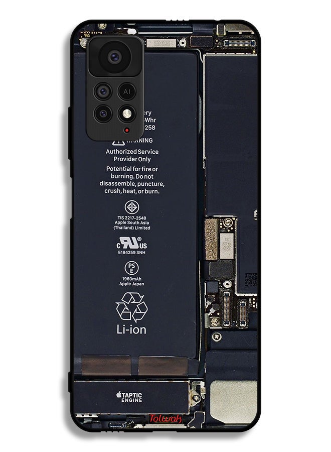 Tolwak غطاء حماية لهاتف Xiaomi Redmi Note 11 Pro 5G بنمط دائرة الهاتف - Image 2