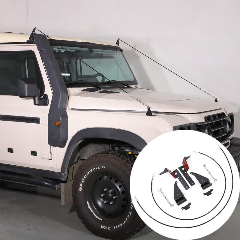 Hudiriy Car Adjustable Limb Riser Kit Compatible with Ineos Grenadier 20202024 Car Obstacle Rope Branch Line Limb Riser External Accessories