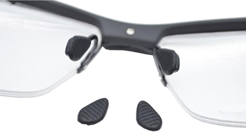 KECHIO Push-in Eyeglass Nose Pads Soft Anti Slip Nose Piece Replacement Silicone Nose Pads for Glasses Sunglasses - Image 3
