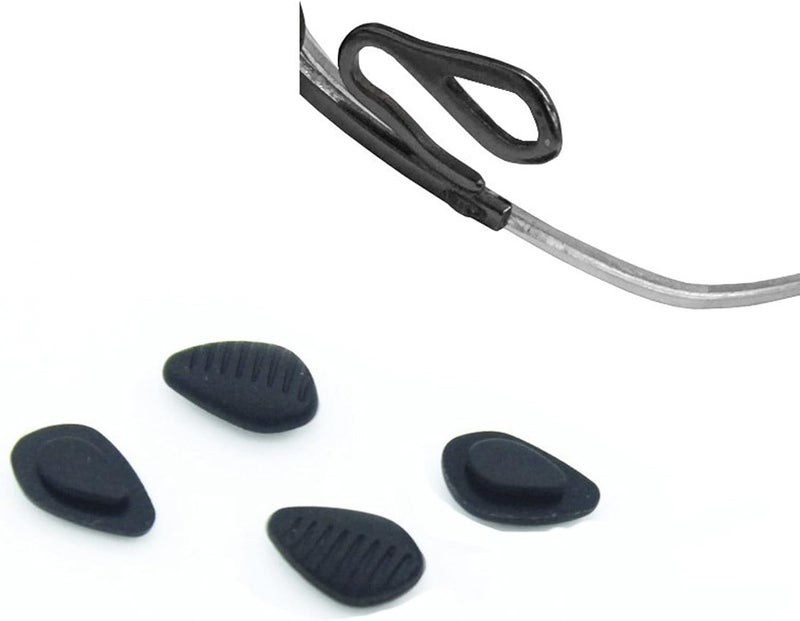 KECHIO Push-in Eyeglass Nose Pads Soft Anti Slip Nose Piece Replacement Silicone Nose Pads for Glasses Sunglasses - Image 4
