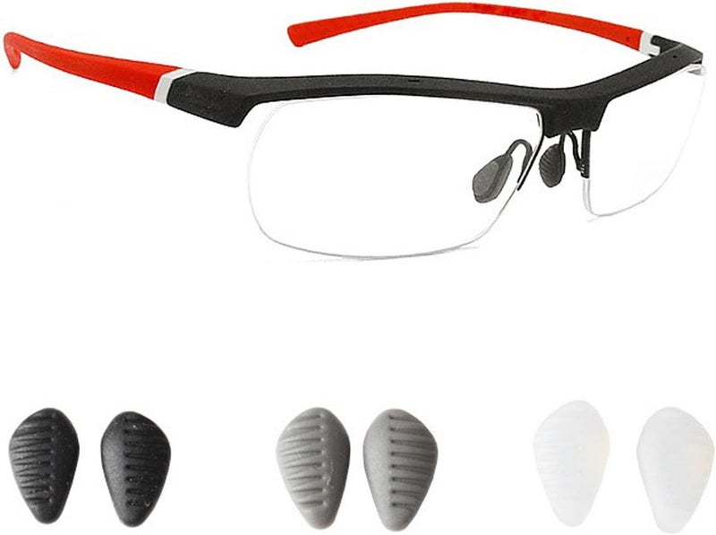 KECHIO Push-in Eyeglass Nose Pads Soft Anti Slip Nose Piece Replacement Silicone Nose Pads for Glasses Sunglasses - Image 5