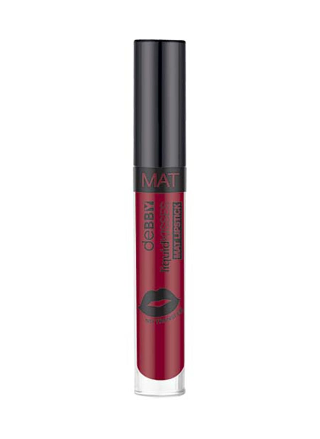 Debby Liquid Mat Lipstick - 17 Hibiscus Red 