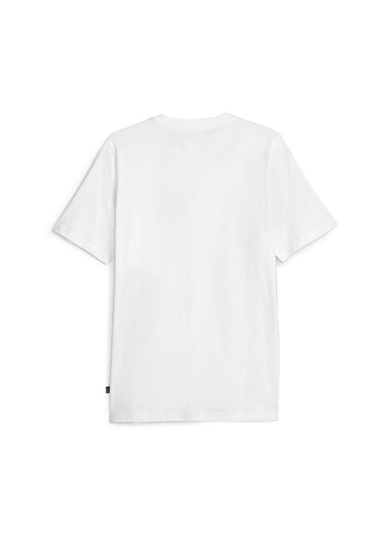 PUMA - GRAPHICS Mens White T-shirt - Image 1