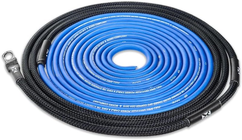 NVX True 8 Gauge AWG 100% OFC Complete Amplifier Wiring Kit with 4-Channel RCA Cable - XKIT84 - Image 2