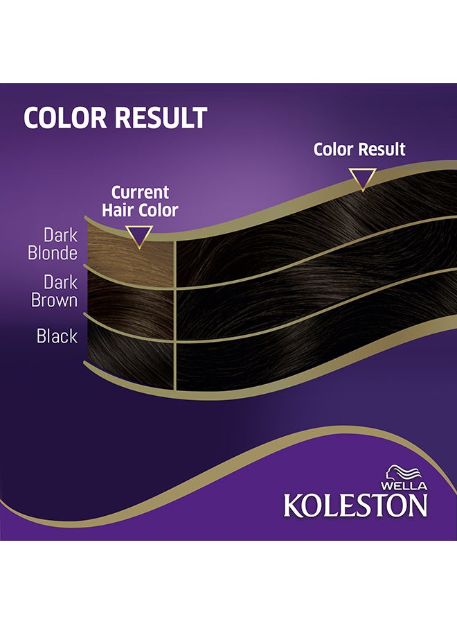 WELLA Koleston Hair Color Crème 302/0 Black - Image 5