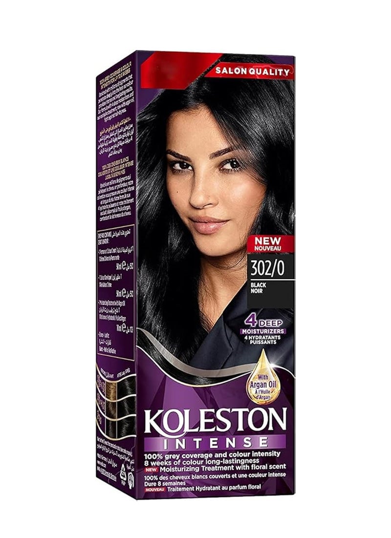 WELLA Koleston Hair Color Crème 302/0 Black - Image 1
