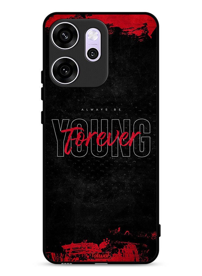 Tolwak Oppo Reno14 F Protective Case Cover Forever Young - Image 1