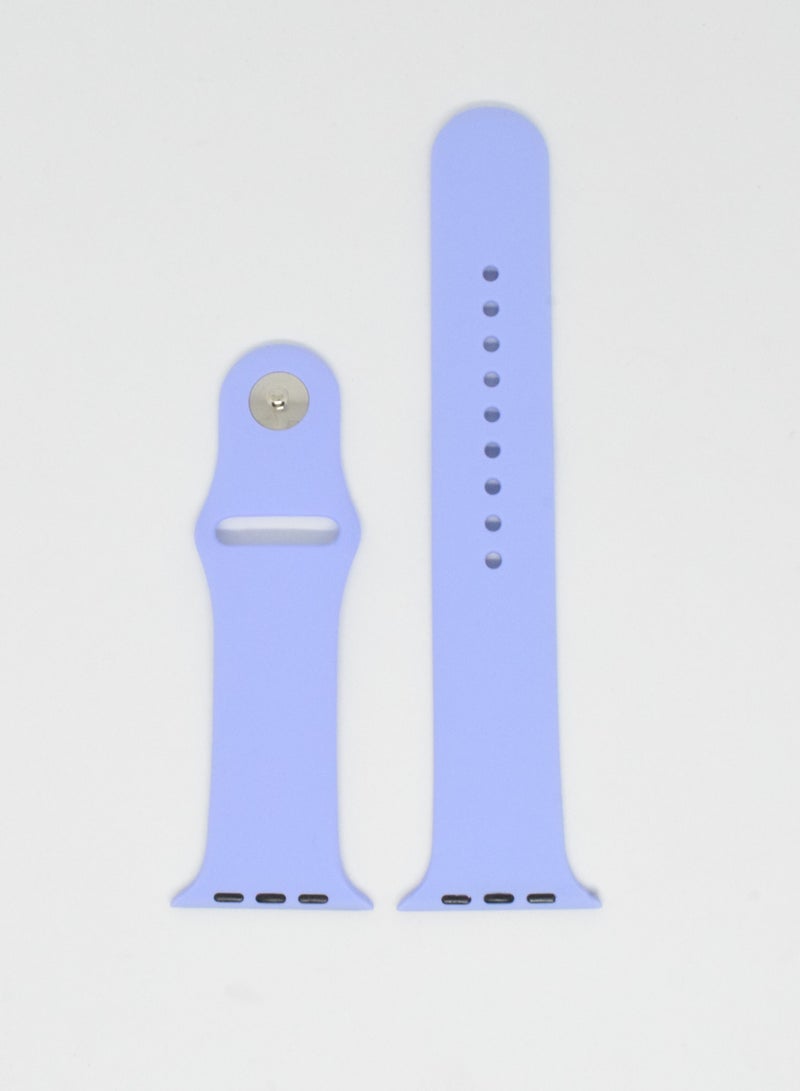 BORTONY Universal 42/44mm Silicone Replacement Watch Strap For Apple Series 6/5/4 - Image 2