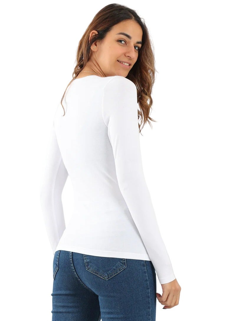 Karma Karma® Women Top Long Sleeves - Bundle of 2 Tops (Black & White)  - Image 3
