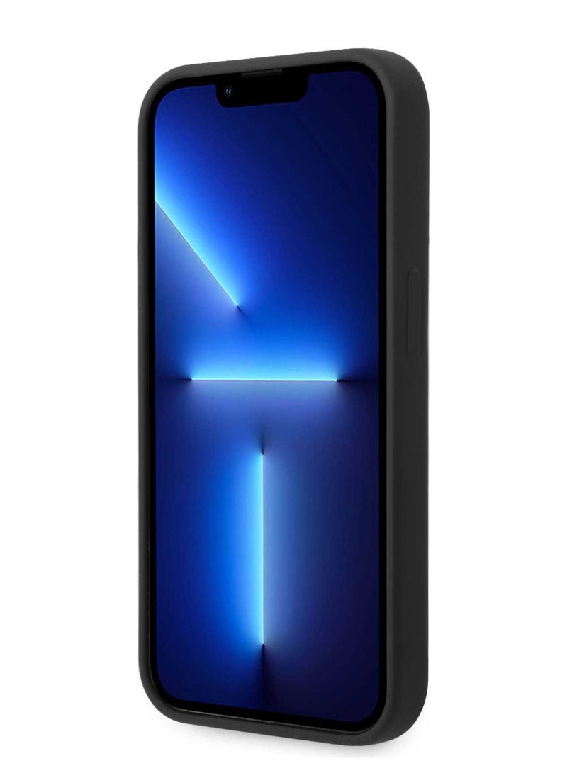 بي إم دبليو جراب سيليكون بشعار معدني لهاتف أيفون 15 بروماكس - أسود - Image 3