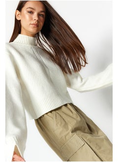 trendyol Sweater - Ecru - Regular fit  - Image 1