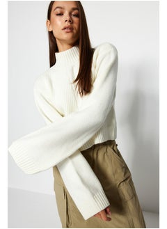 trendyol Sweater - Ecru - Regular fit  - Image 3