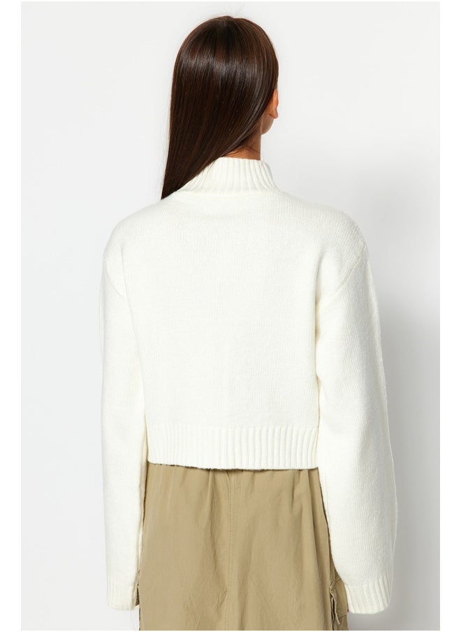 trendyol - Sweater - Ecru - Regular fit - Image 1