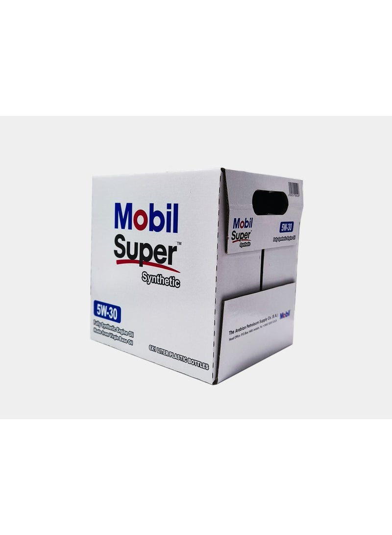 موبيل سوبر™ 5W-30 SQ (زيت محرك بتقنية اصطناعية عالية الأداء) -6 × 1 لتر - Image 3