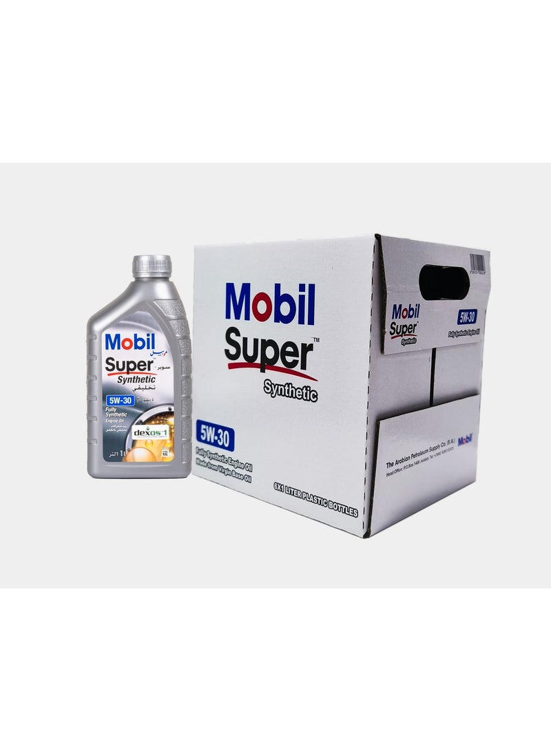 موبيل سوبر™ 5W-30 SQ (زيت محرك بتقنية اصطناعية عالية الأداء) -6 × 1 لتر - Image 2