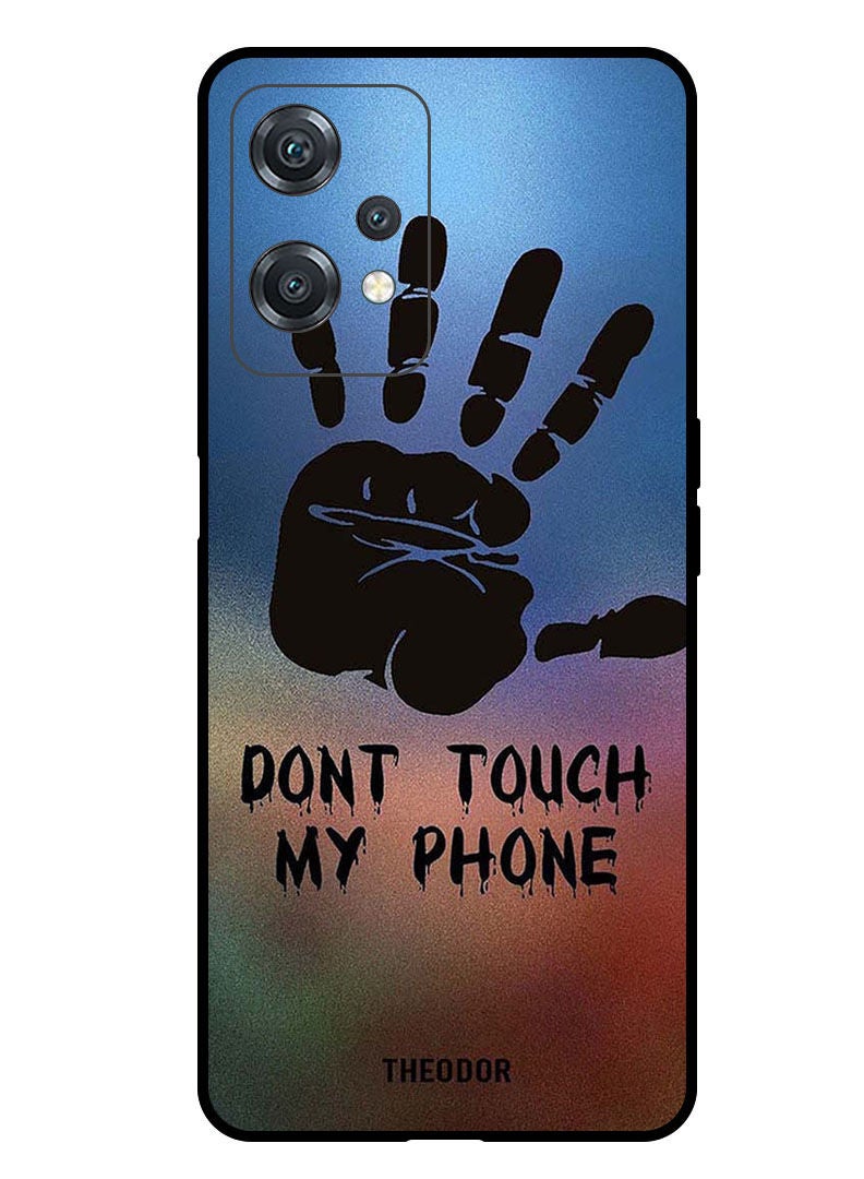 Theodor Protective Case Cover For ONEPLUS NORD 2 LITE 5G Dont Touch My Phone Hand - Image 1