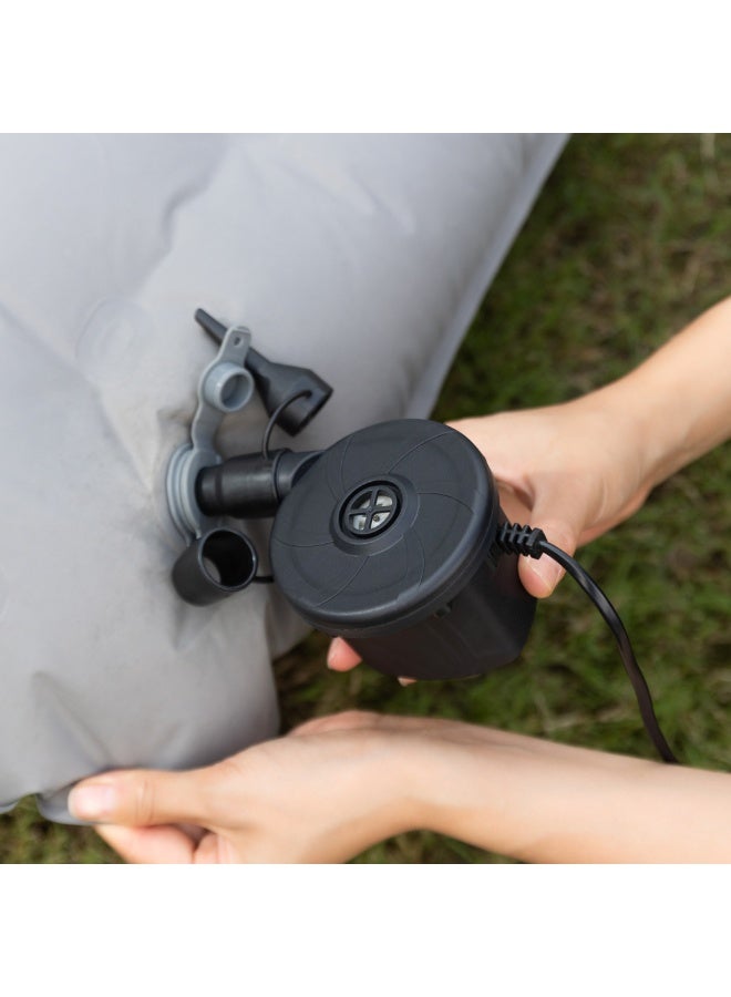 مضخة هواء كهربائية بوظيفة النفخ والتفريغ للاستخدام المنزلي والسيارة قابس بريطاني مناسبة للمسابح القابلة للنفخ والعوامات والقوارب الهوائية وغيرها - Image 4