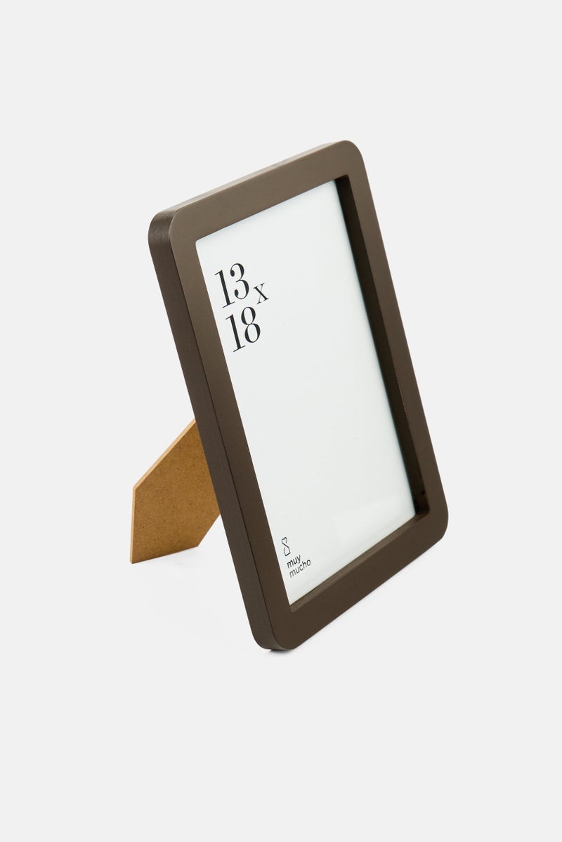 Muy Mucho Photo Frame 15 x 20 x 1,2cm, Dark Brown - Image 3